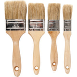 Creativ Company Lackpinsel, L: 19,5-21 cm, B: 25-63 mm, flach, 4 Stück 1 Box