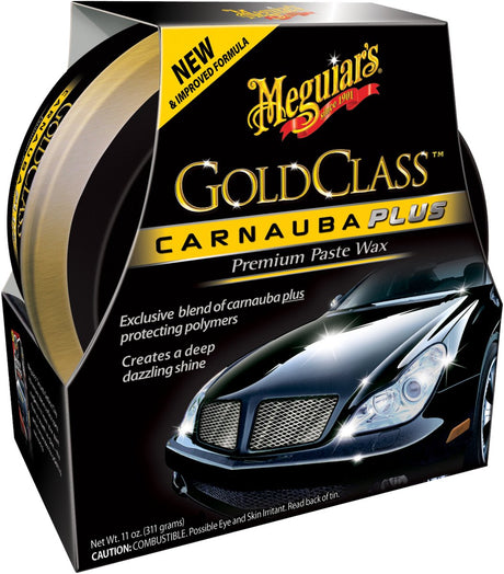 Meguiar's Meguiar's Gold Class Carnauba Plus Premium-Pastenwachs 311 g – Carnauba-Autowachs – langanhaltender Lackschutz – Premium-Pastenwachs