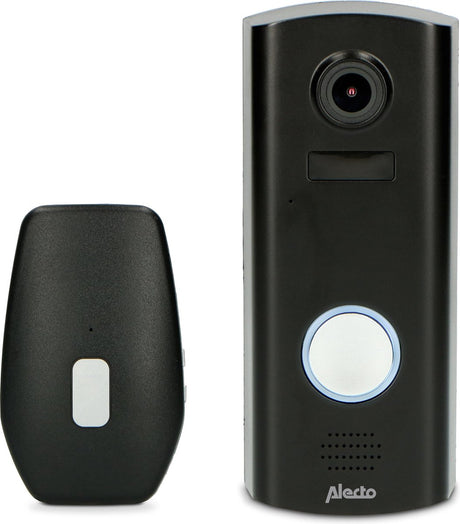 Alecto dvc600ip – Video-Türklingel mit Kamera und WLAN – Schwarz
