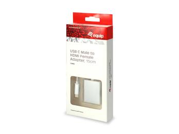 Equip 133452 USB-Typ-C-Stecker auf HDMI-Buchse, 15 cm