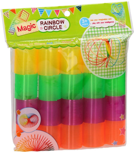 Treppenfeder Regenbogen, 20 Stk.