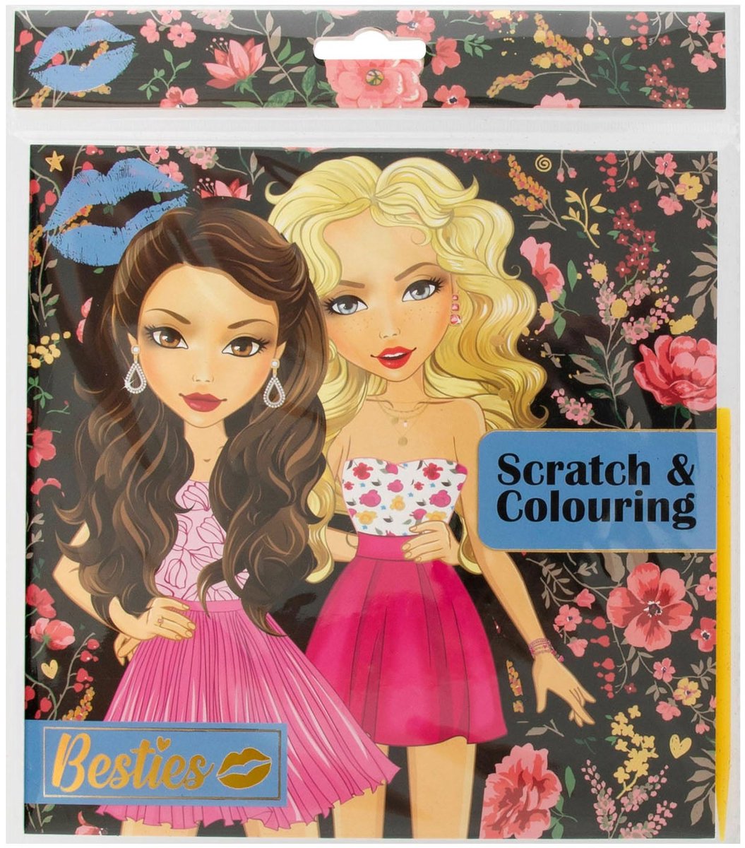 Grafix Besties Kratz- und Malbuch 12 Seiten