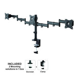 Neomounts Neomounts NM-D135D3Black Neomocts Triple Desk Mount, 3x 10-27, 24 kg, Kippdrehung drehen,