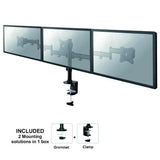 Neomounts Neomounts NM-D135D3Black Neomocts Triple Desk Mount, 3x 10-27, 24 kg, Kippdrehung drehen,