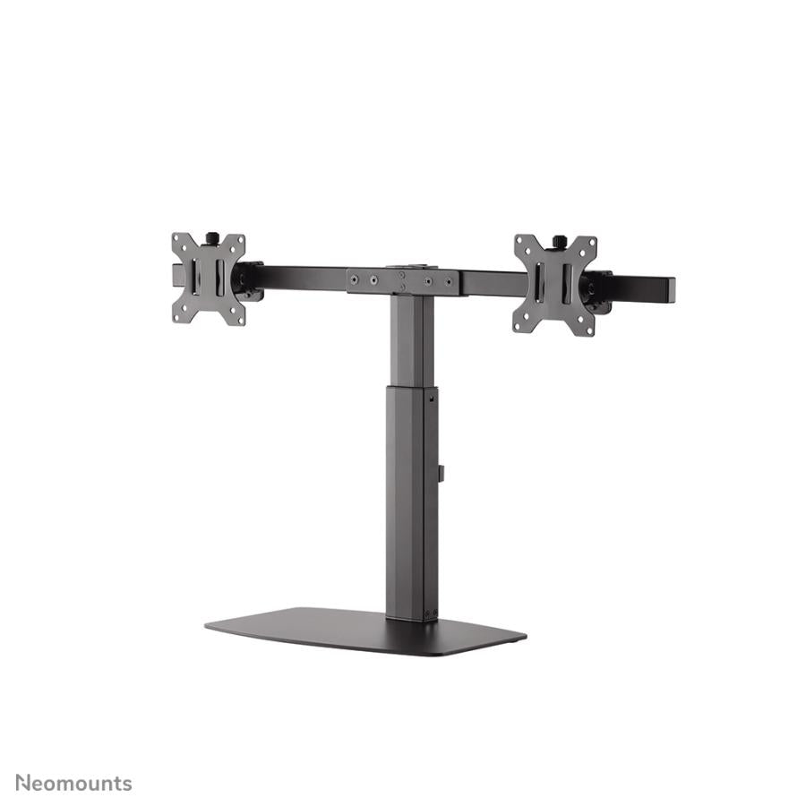 Neomounts FPMA-D865DBlack Flatscreen BureAuteun, 2x 10-27, 12 kg, 35-46 cm, 75x75 100x
