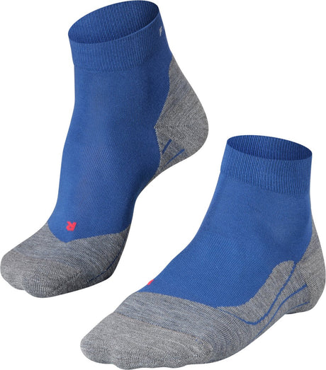 Falke ru4 kurze Anti-Blasen-Baumwoll-Funktionsmaterial-Laufsocken Herren blau – Größe 39-41