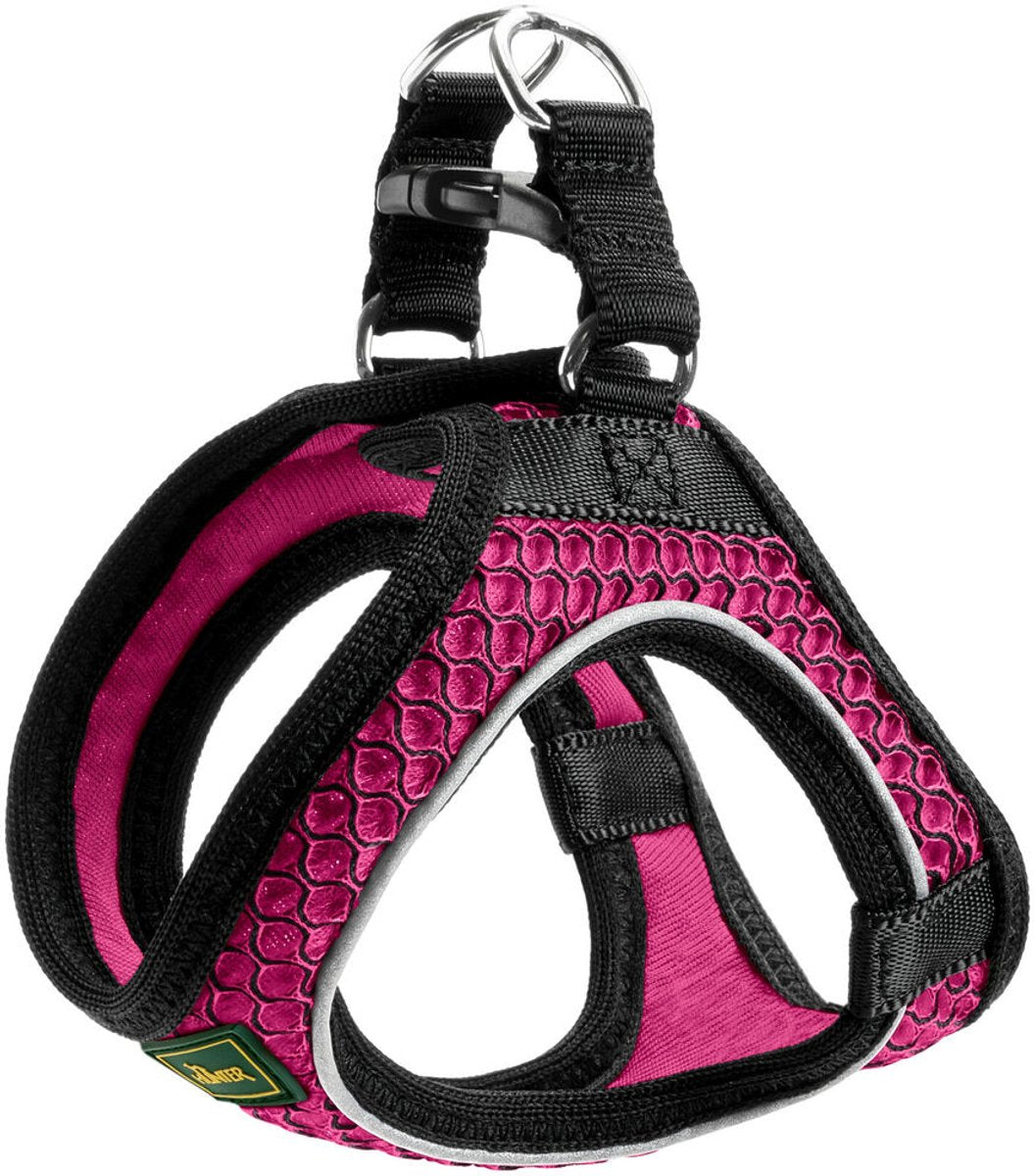 Markenloses Sans-Marque-Hundegeschirr Hunter Comfort Fuchsia M 55-60 cm
