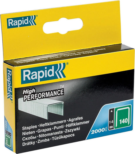 Rapid 14 mm Heftklammern Nr. 140 verzinkt (2.000 Stück) - 11915631