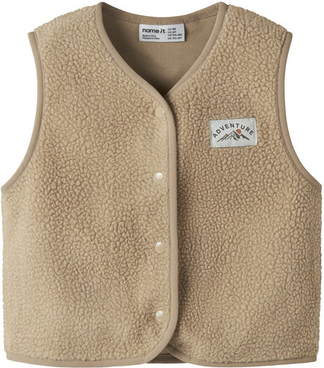 Name it - nmmowe sl nreg teddy vest - jongens - vesten 110
