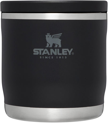 Stanley Adventure To-Go Thermos-Lunchbox 350 ml – 4 Stunden heiß – 4 Stunden kalt – auslaufsicherer Lebensmittelbehälter – einfaches Befüllen und Reinigen – BPA-frei – Schwarz
