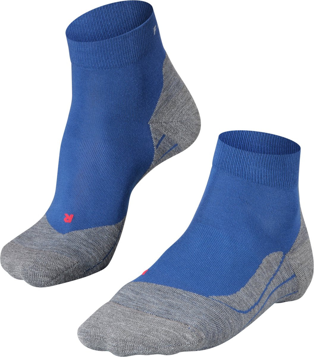Falke ru4 kurze Anti-Blasen-Baumwoll-Funktionsmaterial-Laufsocken Herren blau – Größe 44-45