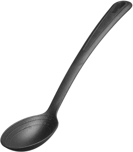 Westmark vegetable spoon, heat resistant up to 270 °c 518 °f, extra deep spoon head, with internal scale: 15, 30 and 45 ml, plastic, gentle plus, black, 28612275