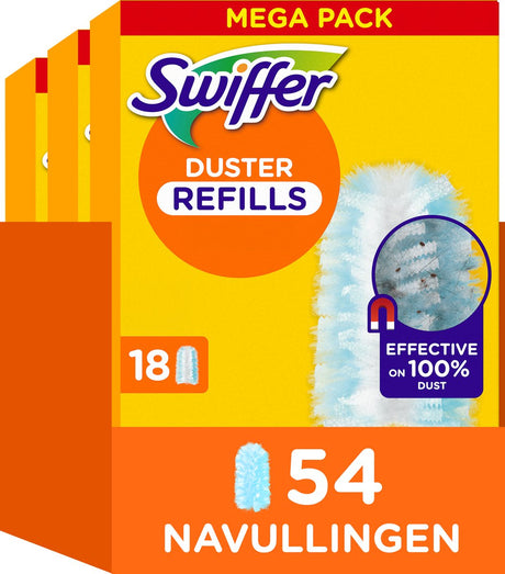 Swiffer Staubwedel-Nachfüllungen – Staubwedel – 3 x 18 = 54 Stück