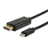 Equip 133467 USB-Typ-C-auf-DisplayPort-Kabel, männlich, gerade, 1,8 m, schwarz