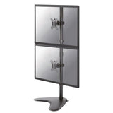 Neomounts Neomounts FPMA-D550DDVBlack Full Dual Desk Mount, 2x 10-32, 16 kg, 91 cm, 75x75