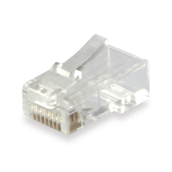 Equip 121144 RJ45-Stecker-Set mit 100 Stück, UTP, Kat.6