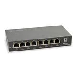 Levelone GEP-0823 8-Port-Gigabit-PoE-Switch, 802.3at AF PoE, 120 W
