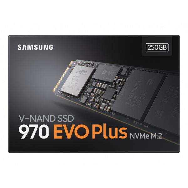 Samsung mz-v7s250bw evo 970 plus SSD, 250 GB, M.2 2280, V-NAND MLC, 3500 3300 MB/s, 550.000 IOPS
