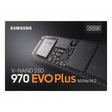 Samsung mz-v7s250bw evo 970 plus SSD, 250 GB, M.2 2280, V-NAND MLC, 3500 3300 MB/s, 550.000 IOPS