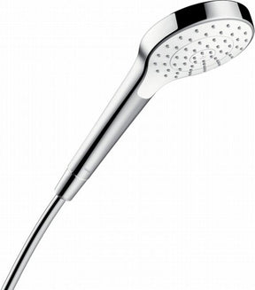 Hansgrohe Croma Select Handbrause Ecosmart - 1 Strahlart - Weißchrom - Duschkopfdurchmesser 110 mm