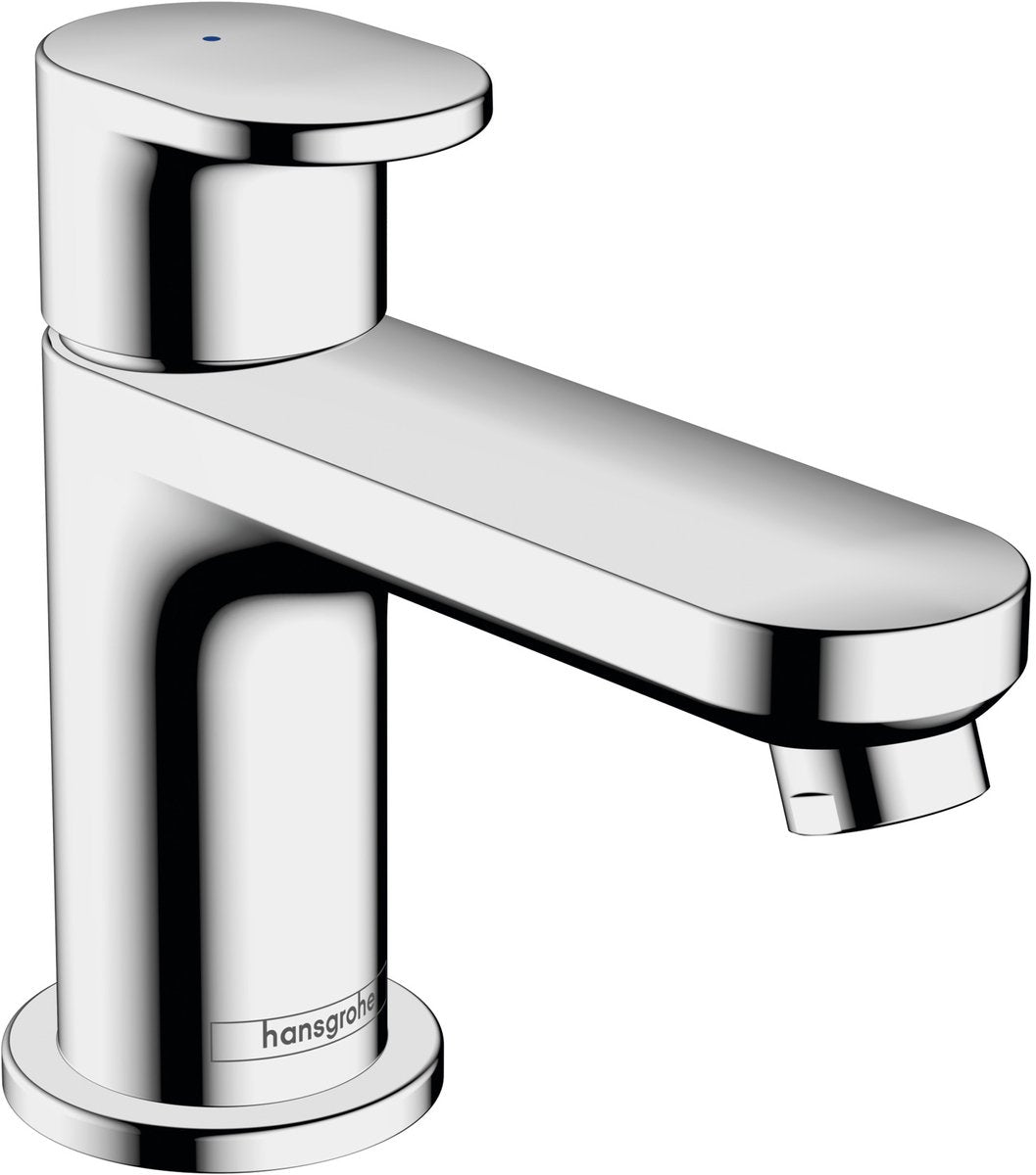 Hansgrohe Lackmischung – Brunnen – WC-Wasserhahn ohne Ablaufgarnitur – Größe 70 mm – für Kaltwasser – Chrom