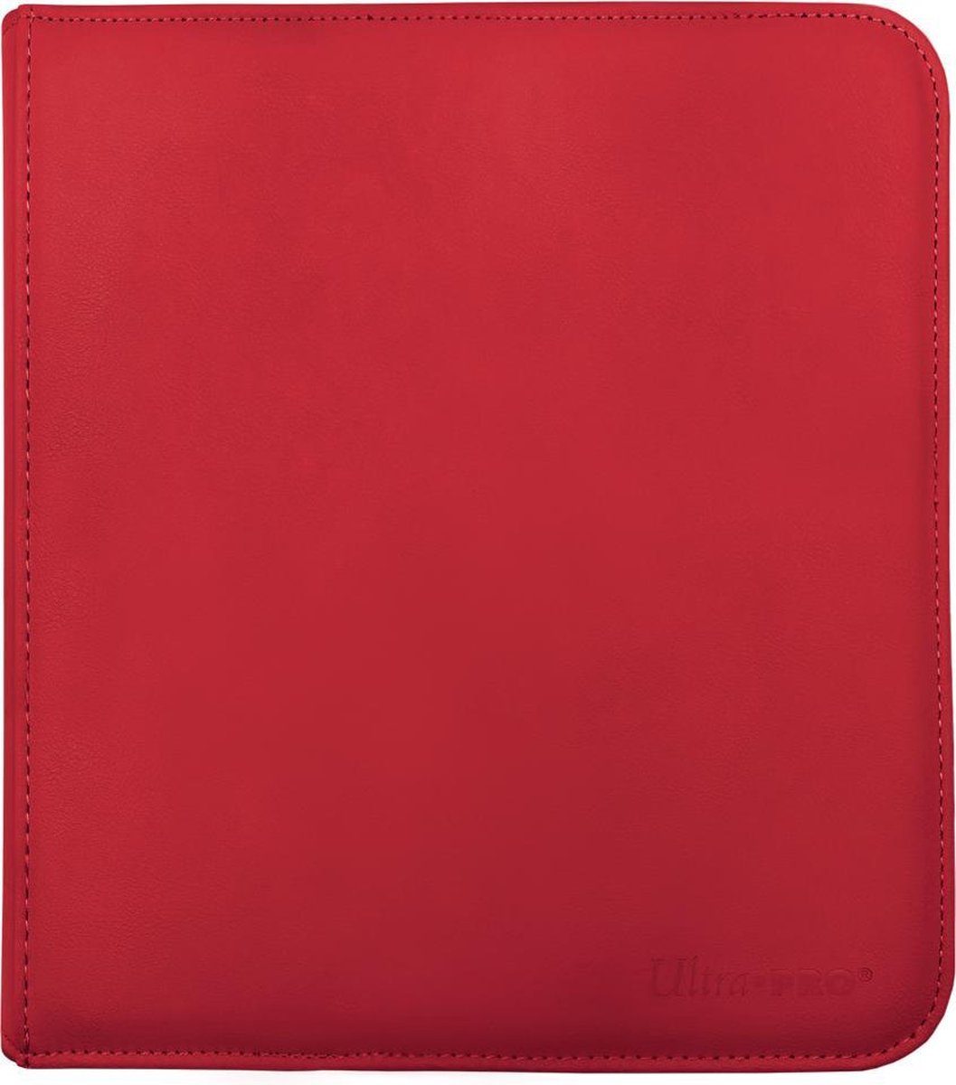 Ultrapro 12-Taschen-Profi-Ordner mit Reißverschluss, rot