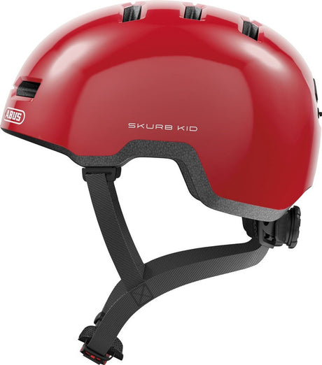 Abus Skurb Kid - Fahrradhelm - Kinder glänzend rot S (45 - 50 cm)