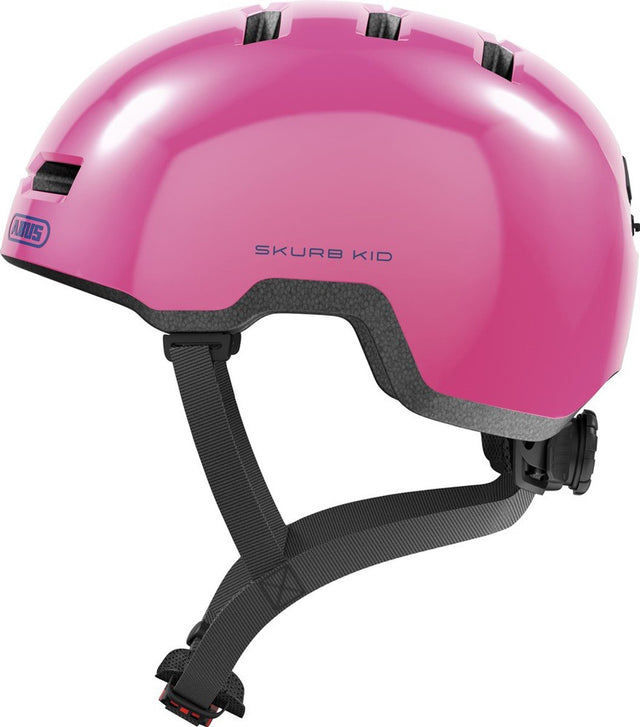 Abus Skurb Kid - Fahrradhelm - Kinder glänzend rosa m (50 - 55 cm)