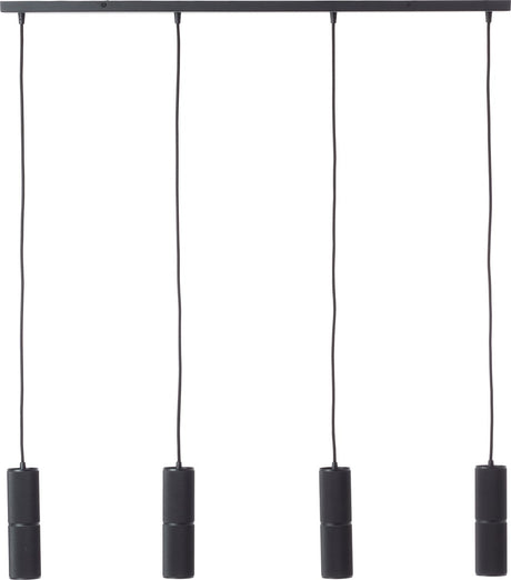 Brilliant Marty - Hängelampe - 4-flammig - LED 4xGU10 - Schwarz