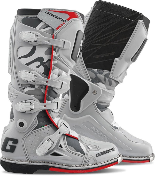 Gaerne fastback endurance lichtgrijs donkergrijs crosslaarzen - maat 44,5 - laars