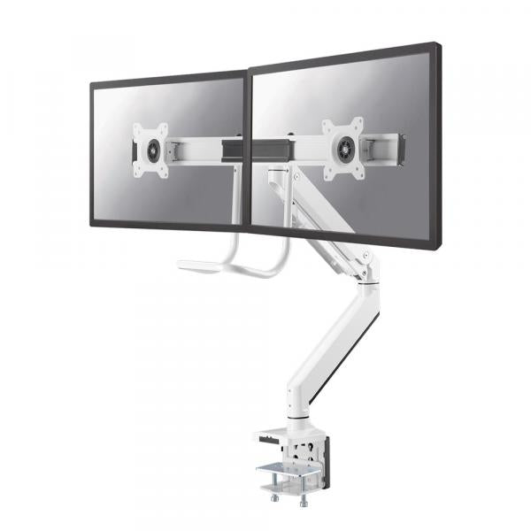 Neomounts NM -D775DXWHITE Flat -Screen -TV -Schreibtischhalterungsklemme 8 kg, 10 - 32, 100x100 mm, WHI