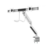 Neomounts NM -D775DXWHITE Flat -Screen -TV -Schreibtischhalterungsklemme 8 kg, 10 - 32, 100x100 mm, WHI