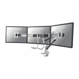 Neomounts Neomounts Nm-D775DX3ilver Flat Screen Desk Mount, 17 27, 6 kg, 100x100 mm, Klemme, sil