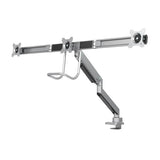 Neomounts Neomounts Nm-D775DX3ilver Flat Screen Desk Mount, 17 27, 6 kg, 100x100 mm, Klemme, sil