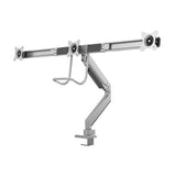 Neomounts Neomounts Nm-D775DX3ilver Flat Screen Desk Mount, 17 27, 6 kg, 100x100 mm, Klemme, sil