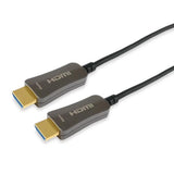 Equip 119431 HDMI 2.0 aktives optisches Kabel, HDMI Typ A -> HDMI Typ A 3D, 18 Gbit/s, 50 m, schwarz