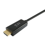 Equip 119390 Displayport-zu-HDMI-Kabel, Displayport -> HDMI, Stecker Stecker, gerade, 2 m, schwarz