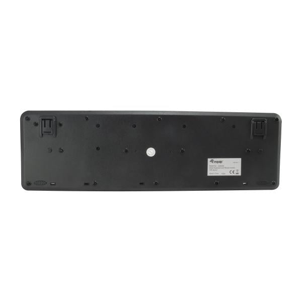 Equip 245200 kabelgebundene Tastatur- und Mauskombination, deutsches Layout, USB, QWERTZ, 105 Tasten, 1000 dpi, schwarz