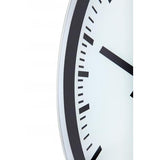 Nexttime Uhr 3031 Magic - Streifen, 25x35,2 cm, Wand, weiß