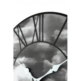 Nexttime Uhr 3037 Wolken, ø39 cm, Wand, schwarz