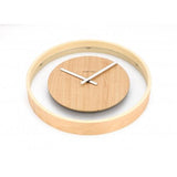 Nexttime Uhr 3046 Holzschlaufe, ø30 cm, Wand, Holz