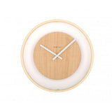Nexttime Uhr 3046 Holzschlaufe, ø30 cm, Wand, Holz