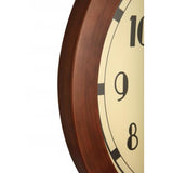 Nexttime Uhr 3057 Royal, ø60 cm, Wand, braun weiß