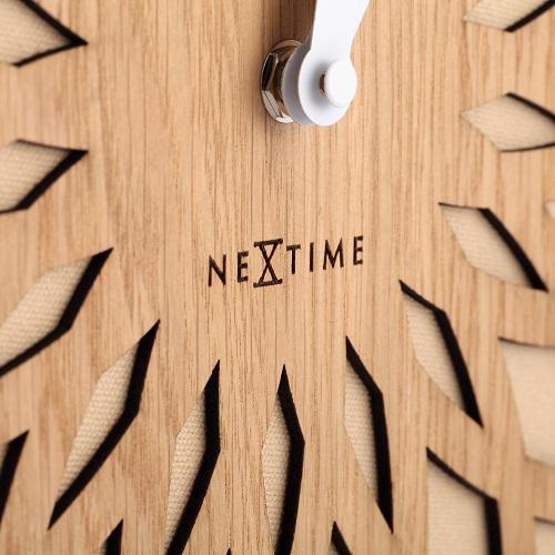 Nexttime Uhr 3149be Sonne groß, ø50 cm, Wand, beige