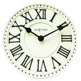 Nexttime Uhr 5187wi London Tisch, ø16 cm, Wand, weiß schwarz+b32