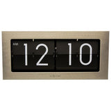 Nexttime Uhr 5198zi Big Flip, 16,7x36 cm, Flip-Over, Silber