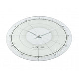 Nexttime Uhr 8125 Fancy Round, ø43 cm, Wand, Weiß Silber