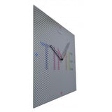 Nexttime Uhr 8165 Mystery - Zeit, 43x43 cm, Wand, Metall