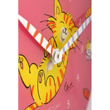Nexttime-Uhr 8810 tickle my tummy, ø30 cm, Wand, rosa mehrfarbig