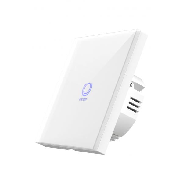 Woox r7063 intelligenter Wandlichtschalter, WLAN 2,4 GHz, Schuko, <= 800 W, 10–30 m, weiß